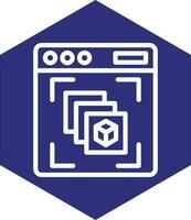 Depth Perception Vector Icon Design
