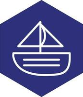 Boat Vector Icon Design