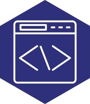 codificación vector icono diseño