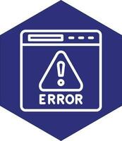 Error Vector Icon Design