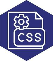 CSS Code Vector Icon Design