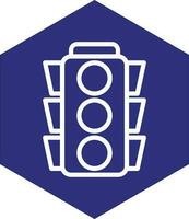 Traffic Light Vector Icon Design