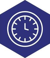 Wall Clock Vector Icon Design