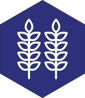 Wheat Plantation Vector Icon Design