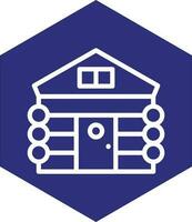 Cabin Vector Icon Design