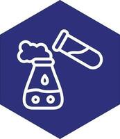 Chemical Reaction Vector Icon Design