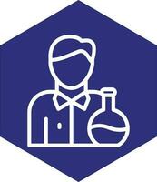 Chemist Vector Icon Design