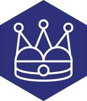 Crown Vector Icon Design