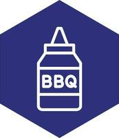 Bbq Sauce Vector Icon Design