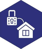 Property Lock Vector Icon design