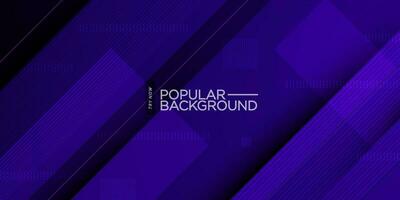 Abstract geometric dark purple gradient background with shadow and lines. Dynamic shapes composition.cool design cover product.Eps10 vector