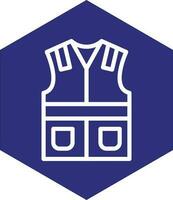 Labour Vest Vector Icon Design