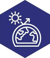 Greenhouse Effect Vector Icon Design