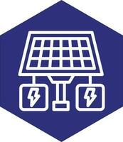 Solar Power Vector Icon Design