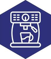 Coffee Maker Vector Icon Design