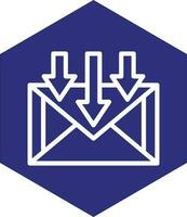 Inbox Vector Icon Design