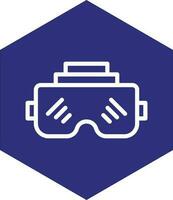 VR Glasses Vector Icon Design