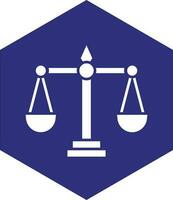Justice Vector Icon design