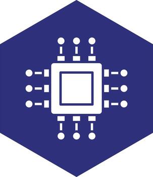 Processor Vector Icon design