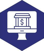 Online Banking Vector Icon design