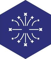 Fireworks Vector Icon design