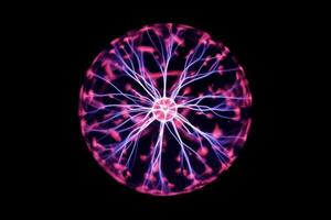 Bursting plasma ball photo