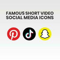 Short Reel Viral Video Platform vector