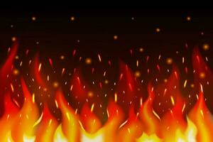 Fire Flare Effect Background vector