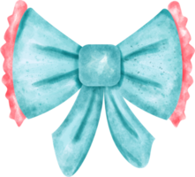 watercolor bow ribbon png