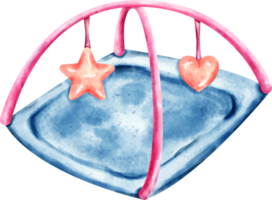 watercolor baby toy png