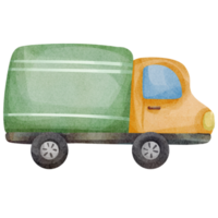 waterverf vrachtauto klem kunst png