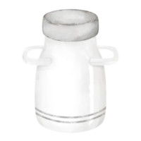 watercolor milk bucket png