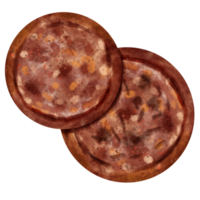 acuarela galletas chocolate png