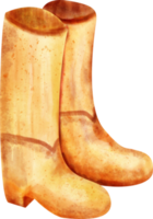 watercolor Boots clip art png