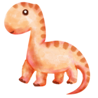 dinosaur watercolor cartoon png