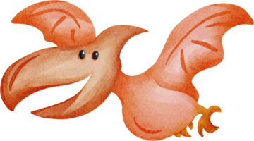 waterverf schattig dinosaurus png