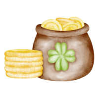 st patrick dag vattenfärg png