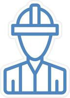 Engineer Vector Icon Style