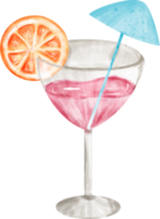 watercolor cocktail clip art png