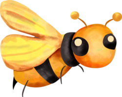 watercolor bee clip art png