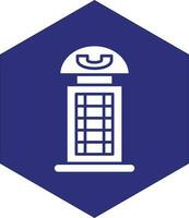 Phone Booth Vector Icon design