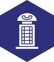 Phone Booth Vector Icon design