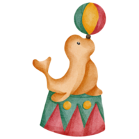 clipart de sello de acuarela png