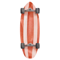 watercolor surf skate png