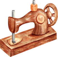 watercolor sewing machine png