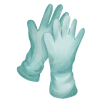 Aquarell Gummi Handschuhe png