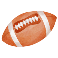 aquarell amerikanischer fußball png