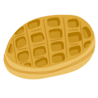 waffle sobremesa desenho animado png