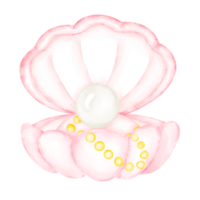 pearl watercolor clip art png