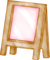 Aquarell Holzschild png